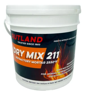 Dry Mix 211 Refractory Mortar Dark Gray