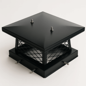 Black Chimney Cap  (Stainless Still)